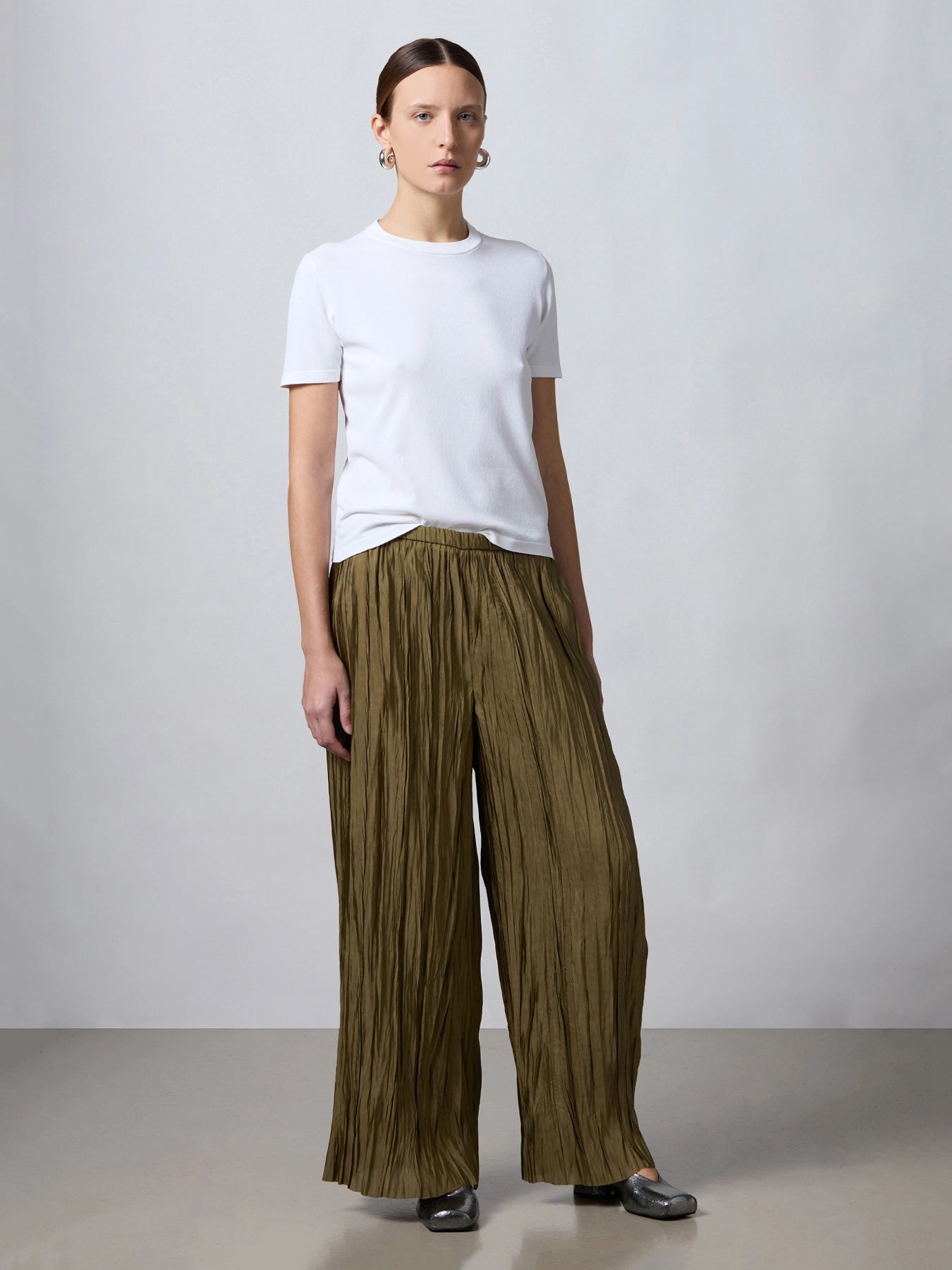 PANTALONE PLISSETTATO