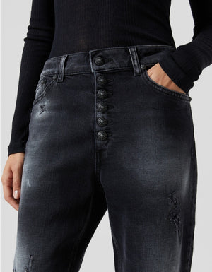 Jeans nero lavato Koons